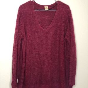 Magenta oversized sweater